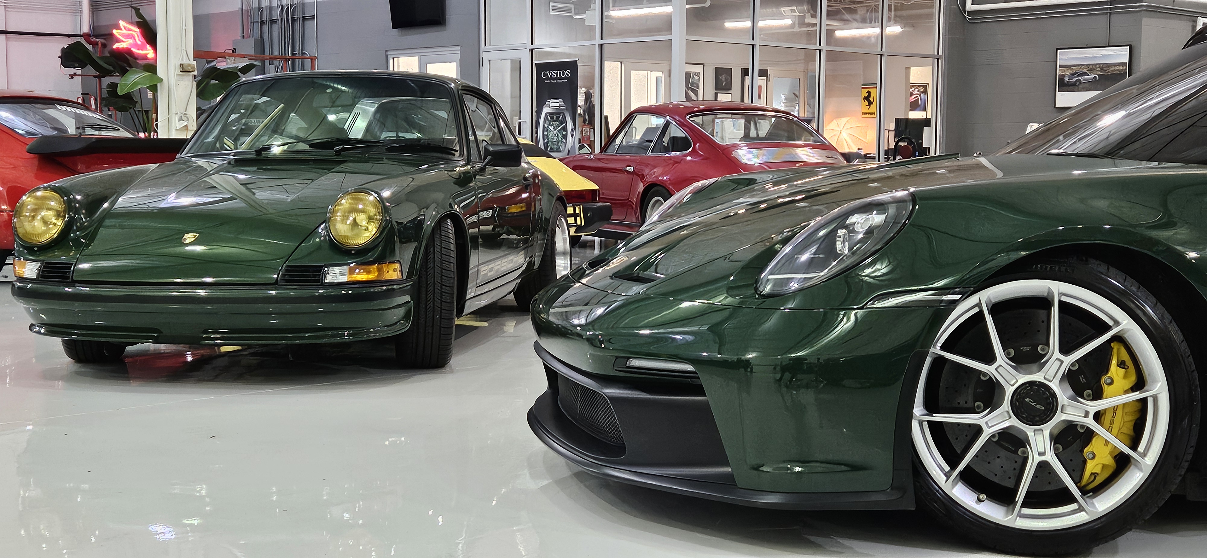 Classic and modern Porsche at Euro Prestige Imports